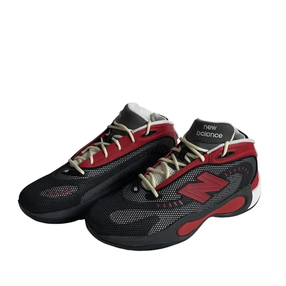 New Balance P400 Shoes Mens Size 13 Wide 2E Black Red Basketball